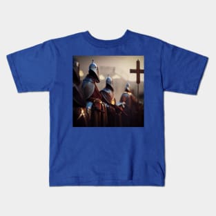 Knights Templar in The Holy Land Kids T-Shirt